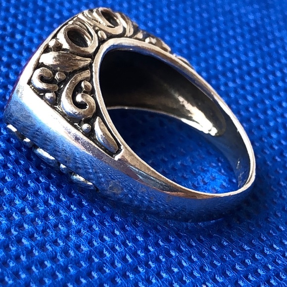 Red Jasper sterling silver Chapal Zenray ring s 7 - Picture 4 of 5